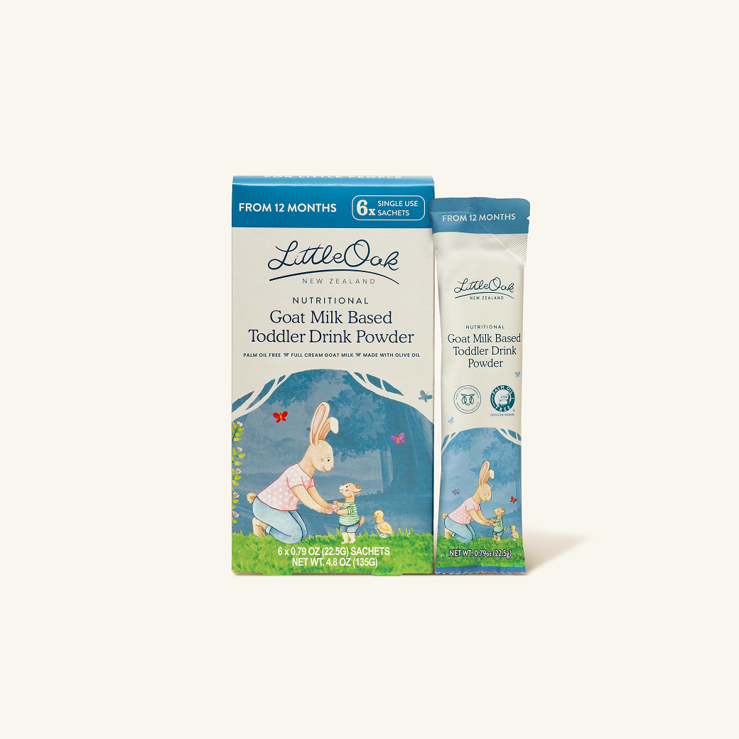 Natural Goat Milk Toddler Drink with Olive Oil 6 x 0.79oz Travel Sachets